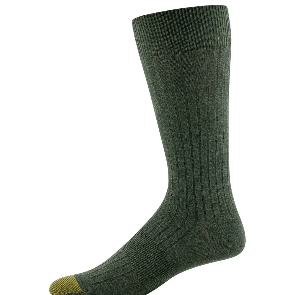 GoldToe Edition Mens Island Crew Socks Assorted, 3 Pack